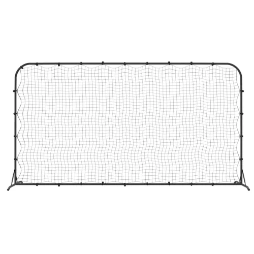Nogometna mreža za odbijanje crna 366 x 90 x 183 cm HDPE Cijena