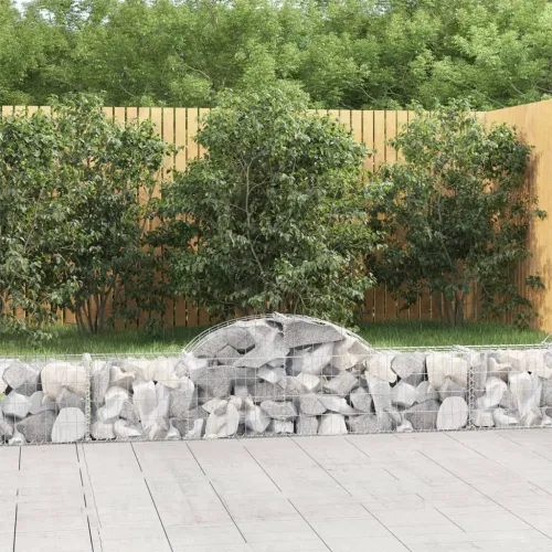 Gabion - Gabion ograde - Gabionska košara s lukom 200 x 30 x 40/60 cm pocinčano željezo - 200 x 30 x 40/60 cm 1 Cijena