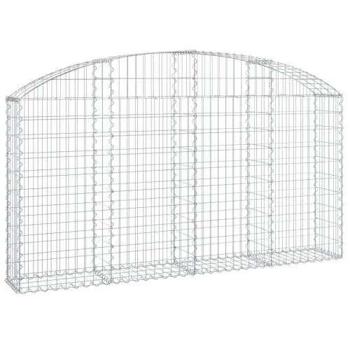 Gabion - Gabion ograde - Gabionska košara s lukom 200x30x100/120 cm pocinčano željezo - 200 x 30 x 100/120 cm Cijena