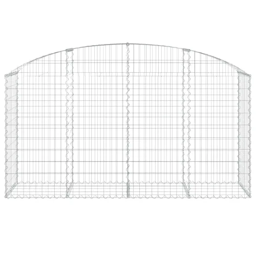 Gabion - Gabion ograde - Gabionska košara s lukom 200x50x100/120 cm pocinčano željezo - 200 x 50 x 100/120 cm Cijena