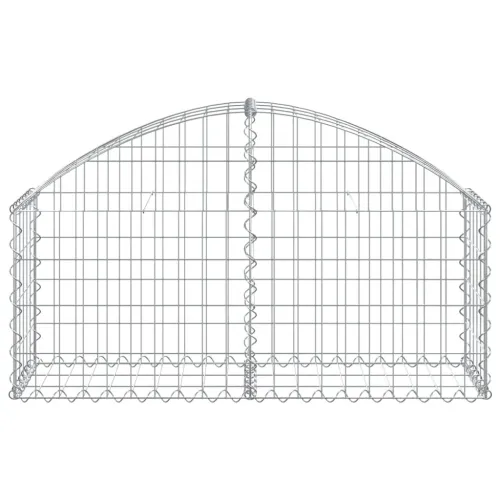 Gabion - Gabion ograde - Gabionska košara s lukom 100x30x40/60 cm pocinčano željezo - 100 x 30 x 40/60 cm Cijena