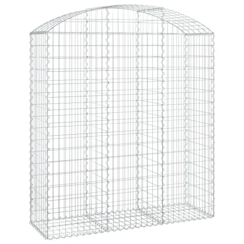 Gabion - Gabion ograde - Gabionska košara s lukom 150x50x160/180 cm pocinčano željezo - 150 x 50 x 160/180 cm Cijena