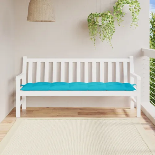 Jastuk za vrtnu klupu tirkizni 180 x 50 x 7 cm tkanina Oxford - Tirkizna 180 x 50 x 7 cm Cijena