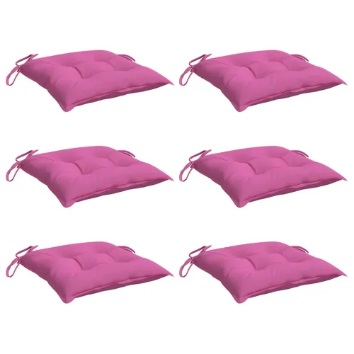 Jastuci za stolice 6 kom ružičasti 50x50x7 cm od tkanine Oxford - Ružičasta 50 x 50 x 7 cm 6 Cijena