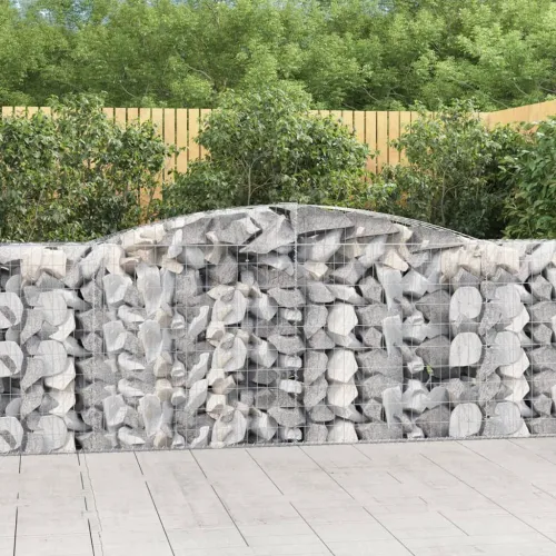 Gabion - Gabion ograde - Gabionska košara s lukom 400x50x100/120 cm pocinčano željezo - 400 x 50 x 100/120 cm 1 Cijena