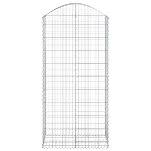 Gabion - Gabion ograde - Gabionska košara s lukom 100x50x200/220 cm pocinčano željezo - 100 x 50 x 200/220 cm Cijena