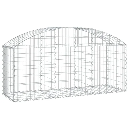 Gabion - Gabion ograde - Gabionska košara s lukom 150x50x60/80 cm pocinčano željezo - 150 x 50 x 60/80 cm Cijena