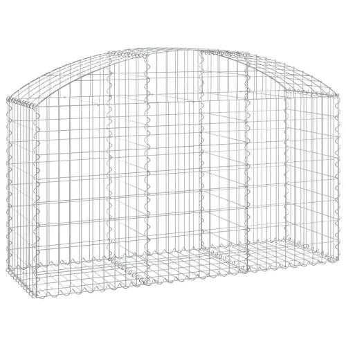 Gabion - Gabion ograde - Gabionska košara s lukom 150x50x80/100 cm pocinčano željezo - 150 x 50 x 80/100 cm Cijena