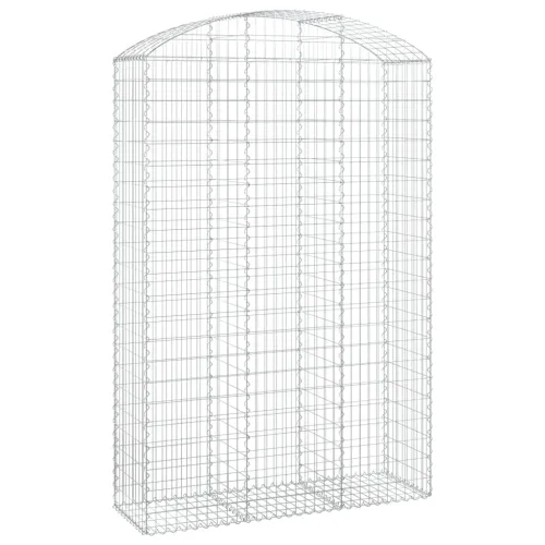 Gabion - Gabion ograde - Gabionska košara s lukom 150x50x220/240 cm pocinčano željezo - 150 x 50 x 220/240 cm Cijena