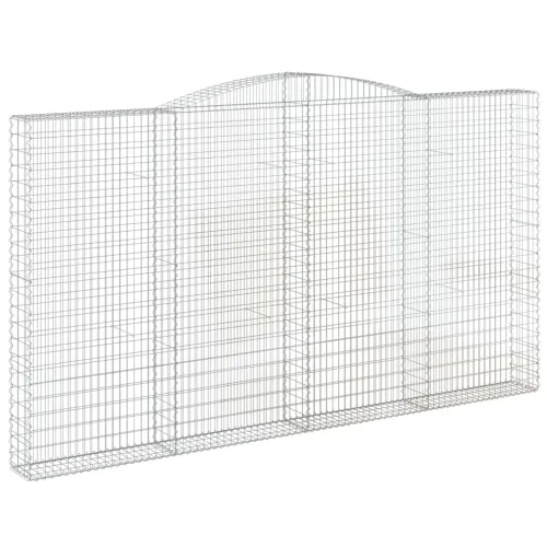 Gabion - Gabion ograde - Gabionska košara s lukom 400x30x220/240 cm pocinčano željezo - 400 x 30 x 220/240 cm 1 Cijena