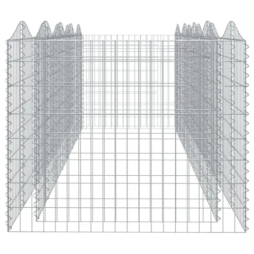 Lučna gabionska povišena gredica 400x100x100 pocinčano željezo - 400 x 100 x 100 cm Cijena