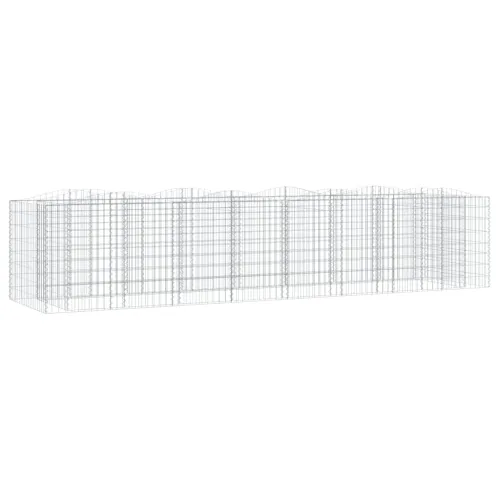 Lučna gabionska povišena gredica 400x100x100 pocinčano željezo - 400 x 100 x 100 cm Cijena