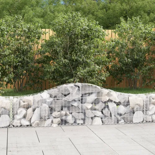Gabion - Gabion ograde - Gabionska košara s lukom 200 x 30 x 40/60 cm pocinčano željezo - 200 x 30 x 40/60 cm 1 Cijena