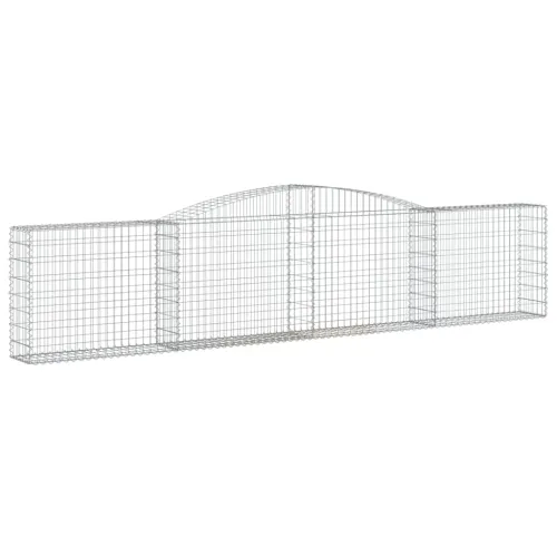 Gabion - Gabion ograde - Gabionska košara s lukom 400 x 30 x 80/100 cm pocinčano željezo - 400 x 30 x 80/100 cm 1 Cijena