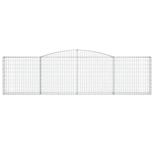 Gabion - Gabion ograde - Gabionska košara s lukom 400x30x100/120 cm pocinčano željezo - 400 x 30 x 100/120 cm 1 Cijena