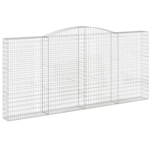 Gabion - Gabion ograde - Gabionska košara s lukom 400x30x180/200 cm pocinčano željezo - 400 x 30 x 180/200 cm 1 Cijena