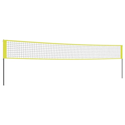 Mreža za odbojku žuto-crna 823 x 244 cm od PE tkanine Cijena