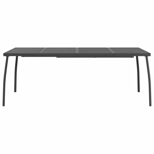 Vrtni stol antracit 200 x 100 x 72 cm od čelične mreže - 200 x 100 x 72 cm Cijena