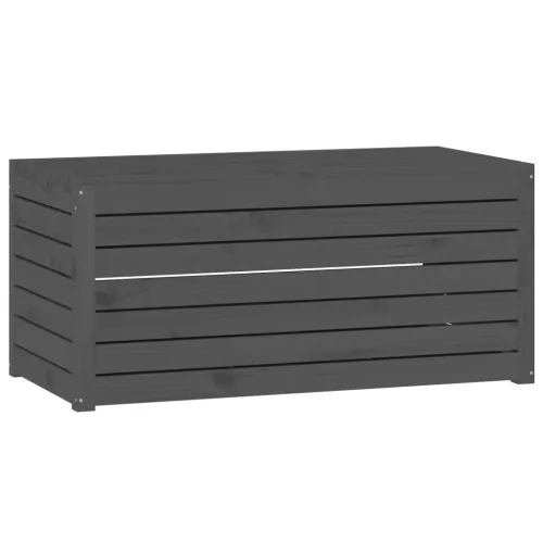 Vrtna kutija siva 101 x 50,5 x 46,5 cm od masivne borovine - Siva 101 x 50.5 x 46.5 cm Siva 101 x 50.5 x 46.5 cm Cijena