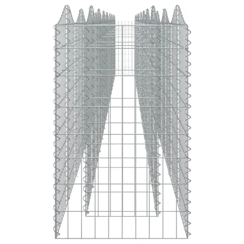 Lučna gabionska povišena gredica 800x50x100cm pocinčano željezo - 800 x 50 x 100 cm Cijena