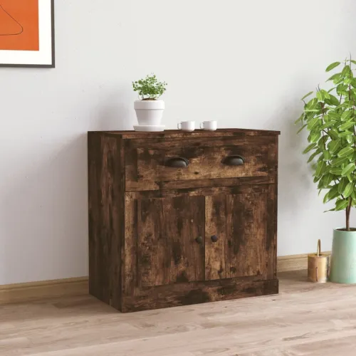 Komoda boja dimljenog hrasta 70x35,5x67,5 cm konstruirano drvo - Dimljeni hrast 1 Dimljeni hrast Cijena