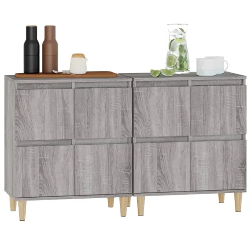 Komode 2 kom boja hrasta 60 x 35 x 70 cm od konstruiranog drva - Sivi hrast sonoma 2 Cijena