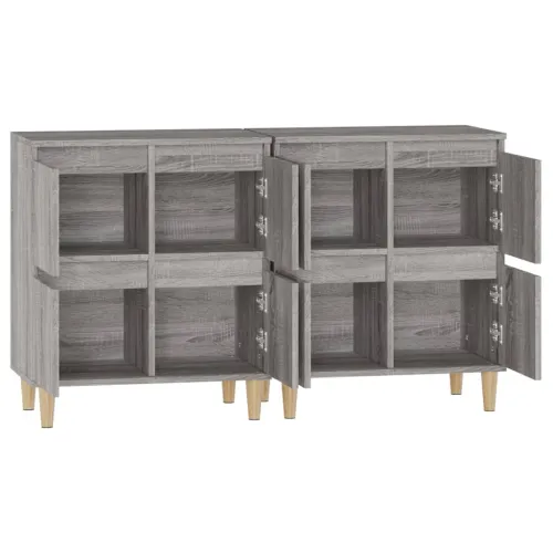 Komode 2 kom boja hrasta 60 x 35 x 70 cm od konstruiranog drva - Sivi hrast sonoma 2 Cijena
