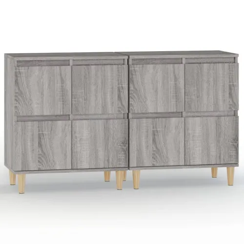 Komode 2 kom boja hrasta 60 x 35 x 70 cm od konstruiranog drva - Sivi hrast sonoma 2 Cijena