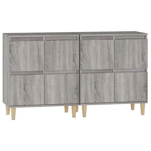 Komode 2 kom boja hrasta 60 x 35 x 70 cm od konstruiranog drva - Sivi hrast sonoma 2 Cijena