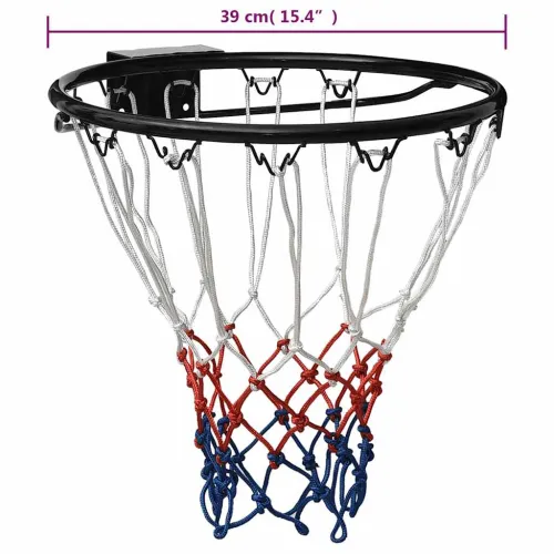 Košarkaški obruč crni 39 cm čelični - Crna Ø 39 cm Cijena