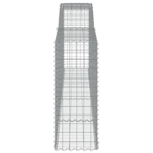 Gabion - Gabion ograde - Gabionska košara s lukom 400x50x120/140 cm pocinčano željezo - 400 x 50 x 120/140 cm 1 Cijena