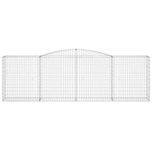 Gabion - Gabion ograde - Gabionska košara s lukom 400x50x120/140 cm pocinčano željezo - 400 x 50 x 120/140 cm 1 Cijena