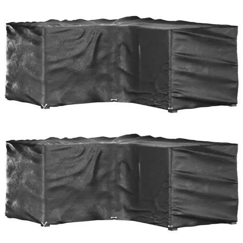Navlake za kutnu vrtnu garnituru 2 kom s 12 ušica 185x185x90 cm - 185 x 185 x 90 cm 2 Cijena