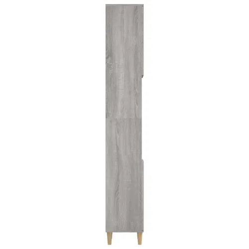 Kupaonski ormarić boja hrasta 30x30x190 cm konstruirano drvo - Sivi hrast sonoma Cijena