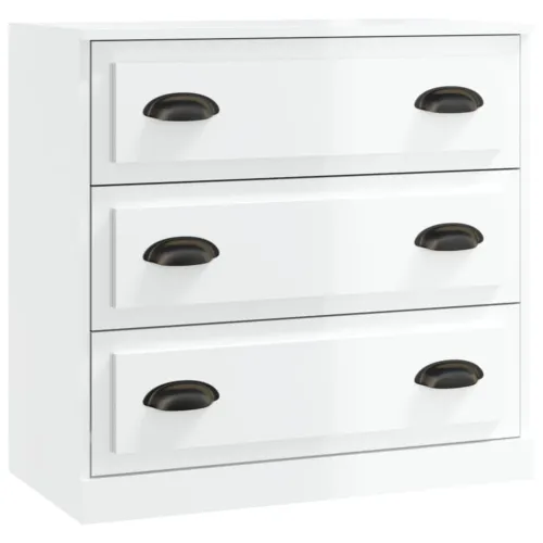 Komoda sjajna bijela 70x35,5x67,5 cm od konstruiranog drva - Visoko sjajno bijela 1 Visoko sjajno bijela Cijena