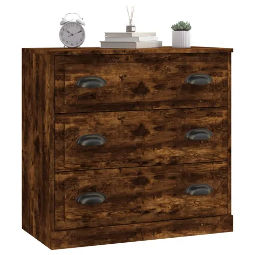Komoda boja dimljenog hrasta 70x35,5x67,5 cm konstruirano drvo - Dimljeni hrast 1 Dimljeni hrast Cijena