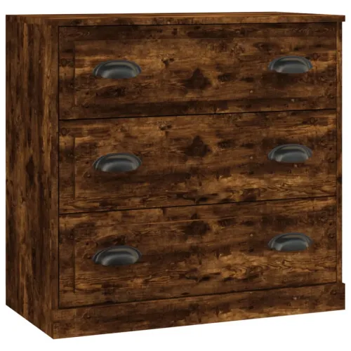 Komoda boja dimljenog hrasta 70x35,5x67,5 cm konstruirano drvo - Dimljeni hrast 1 Dimljeni hrast Cijena