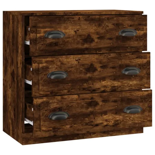 Komoda boja dimljenog hrasta 70x35,5x67,5 cm konstruirano drvo - Dimljeni hrast 1 Dimljeni hrast Cijena