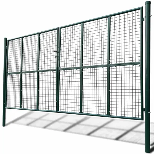 Dvorišna vrata - Mrežasta vrtna vrata 400x200 cm - Zelena 400 x 200 cm Cijena