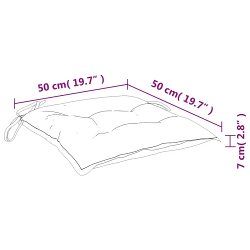 Jastuci za stolice 4 kom ružičasti 50x50x7 cm od tkanine Oxford - Ružičasta 50 x 50 x 7 cm 4 Cijena