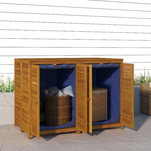 Vrtna kutija za pohranu 140x87x104 cm od masivnog drva bagrema - 140 x 87 x 104 cm 140 x 87 x 104 cm Cijena