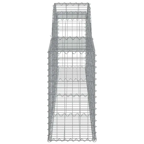 Lučne gabionske košare 4 kom 300x30x60/80 cm pocinčano željezo - 300 x 30 x 60/80 cm 4 Cijena