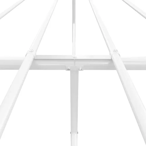 Metalni okvir za krevet s uzglavljem bijeli 160x200 cm - Bijela 160 x 200 cm s uzglavljem Cijena