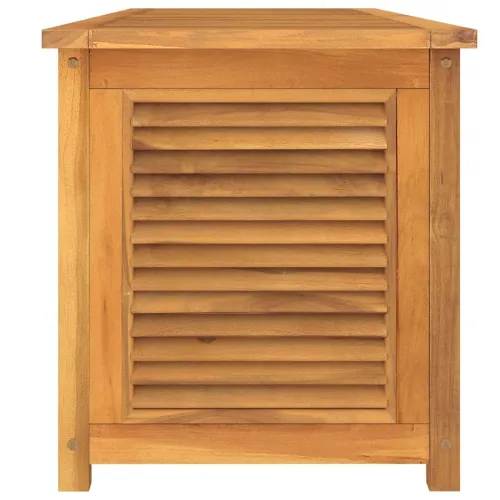 Vrtna kutija za pohranu s vrećom 175x50x55 cm masivna tikovina - 175 x 50 x 55 cm Cijena