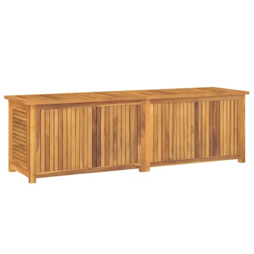 Vrtna kutija za pohranu s vrećom 175x50x55 cm masivna tikovina - 175 x 50 x 55 cm Cijena