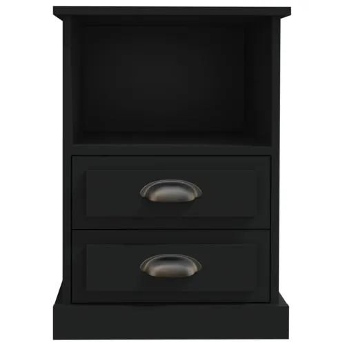 Noćni ormarići 2 kom crni 43x36x60 cm - Crna 2 Cijena