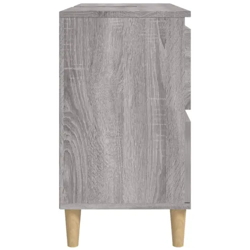 Ormarić za Lavabo - Umivaonik boja hrasta sonome 80x33x60 cm drveni - Sivi hrast sonoma Cijena