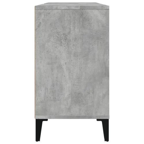 Ormarić za Lavabo - Umivaonik siva boja betona 80 x 33 x 60 cm drveni - Beton siva Cijena