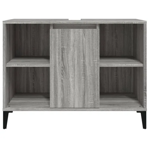 Ormarić za Lavabo - Umivaonik boja hrasta sonome 80x33x60 cm drveni - Sivi hrast sonoma Cijena