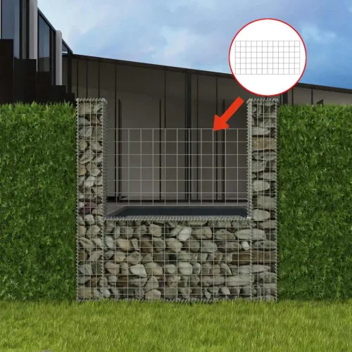 Gabion - Gabion ograde - Gabionska košara U-oblika od pocinčanog čelika 160 x 20 x 150 cm - 160 x 20 x 150 cm 1 Cijena